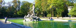 Alter Botanischer Garten mit Neptunbrunnen