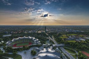 Olympic parc with stadion
