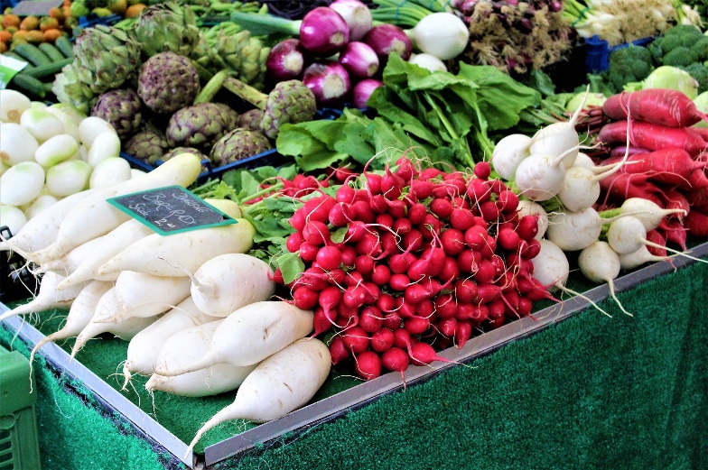 Viktualienmarkt Gemüse Verkaufsstand