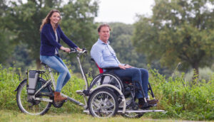 English Garden on a Wheelchair-Rickshaw