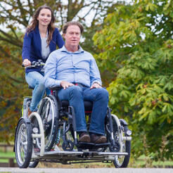 Rickshaw para sillas de ruedas en Munich